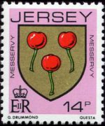 Jersey 1981 - set Coat of arms: 14 p