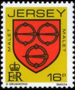Jersey 1981 - set Coat of arms: 16 p
