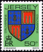 Jersey 1981 - set Coat of arms: 50 p