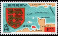 Jersey 1981 - set Coat of arms: 1 £
