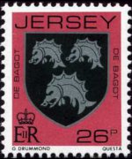 Jersey 1981 - set Coat of arms: 26 p