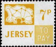 Jersey 1971 - serie Cartina: 7 p