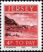 Jersey 1982 - serie Vedute: 4 p