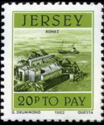 Jersey 1982 - serie Vedute: 20 p