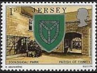 Jersey 1976 - set Coat of arms: 1 p