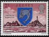 Jersey 1976 - set Coat of arms: 7 p