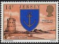 Jersey 1976 - set Coat of arms: 14 p