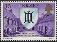 Jersey 1976 - set Coat of arms: 15 p