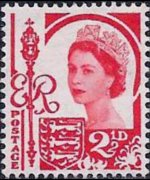 Jersey 1958 - set Queen Elisabeth II: 2½ p
