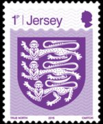 Jersey 2015 - set Crest of Jersey: 1 p