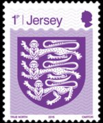 Jersey 2015 - serie Stemma di Jersey: 1 p