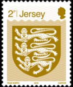Jersey 2015 - set Crest of Jersey: 2 p