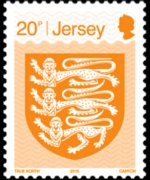 Jersey 2015 - set Crest of Jersey: 20 p