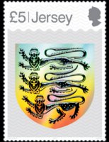 Jersey 2015 - set Crest of Jersey: 5 £