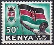 Kenya 1963 - serie Indipendenza: 50 c