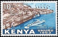 Kenya 1963 - serie Indipendenza: 10 sh