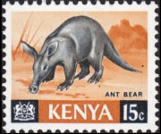Kenya 1966 - serie Animali: 15 c