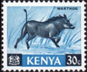 Kenya 1966 - serie Animali: 30 c