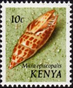Kenya 1971 - serie Conchiglie: 10 c