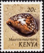 Kenya 1971 - serie Conchiglie: 20 c