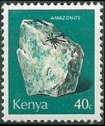 Kenya 1977 - serie Minerali: 40 c