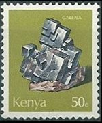 Kenya 1977 - serie Minerali: 50 c