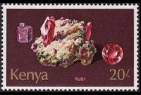 Kenya 1977 - serie Minerali: 20 sh