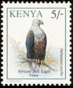 Kenya 1993 - serie Uccelli: 5 sh