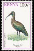 Kenya 1993 - serie Uccelli: 100 sh
