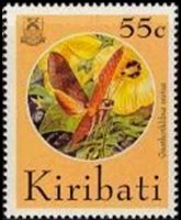 Kiribati 1994 - serie Farfalle: 55 c