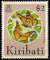 Kiribati 1994 - serie Farfalle: 2 $