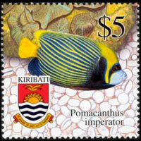 Kiribati 2002 - set Fishes: 5 $