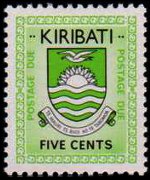 Kiribati 1981 - serie Stemma: 5 c