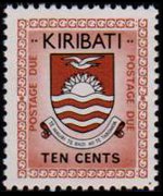 Kiribati 1981 - serie Stemma: 10 c