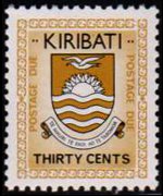 Kiribati 1981 - serie Stemma: 30 c