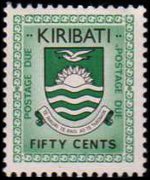 Kiribati 1981 - serie Stemma: 50 c
