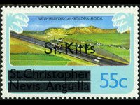 Saint Kitts 1980 - serie Soggetti vari: 55 c