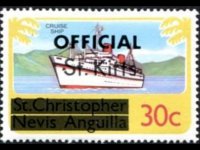 Saint Kitts 1980 - serie Soggetti vari: 30 c