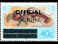 Saint Kitts 1980 - set Various subjects: 40 c