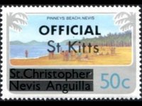 Saint Kitts 1980 - set Various subjects: 50 c