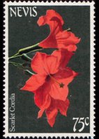 Nevis 1984 - serie Fiori: 75 c