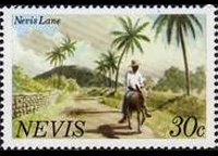 Nevis 1981 - serie Vedute: 30 c