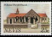 Nevis 1981 - set Landmarks: 25 c