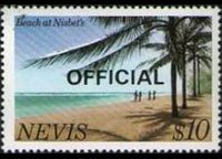 Nevis 1981 - set Landmarks: 10 $