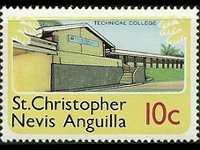 Saint Kitts e Nevis 1978 - serie Soggetti vari: 10 c