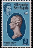 Saint Kitts e Nevis 1963 - serie Soggetti vari: 60 c