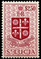 Santa Lucia 1949 - serie Re Giorgio VI e stemma: 4,80 $