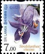 Sri Lanka 2016 - serie Fiori dello Sri Lanka: 7,00 Rs