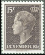 Lussemburgo 1948 - serie Granduchessa Charlotte: 15 c