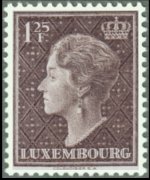 Lussemburgo 1948 - serie Granduchessa Charlotte: 1,25 fr